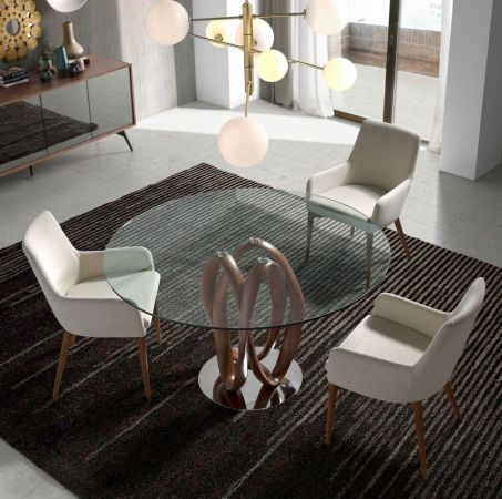 Round Dining table Vegas