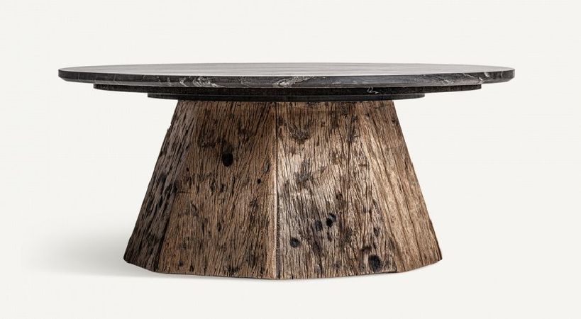 Mesa de centro redonda Walding