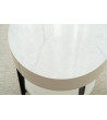 Round Bedside table BL