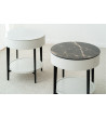 Round Bedside table BL