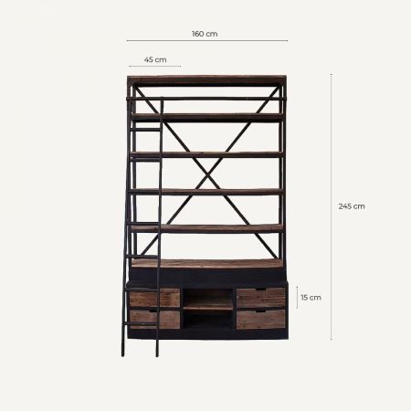 Bookcase Ivalo