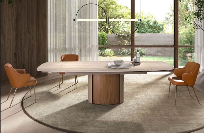 Mesa de Jantar Retangular Extensível Holl