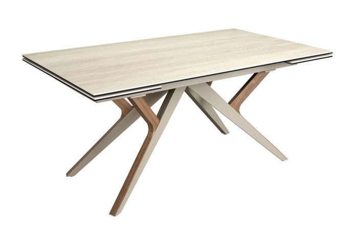 Mesa Jantar Retangular Extensível Areia