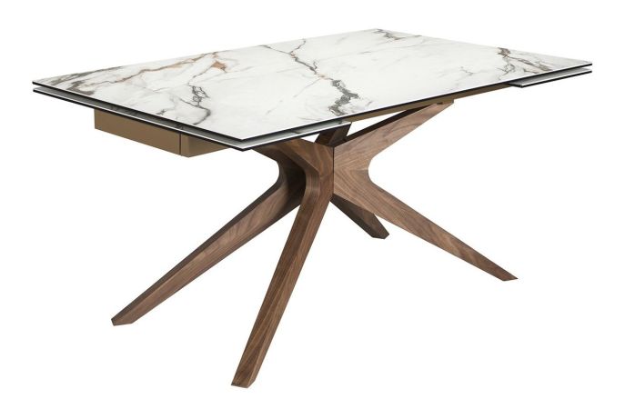 Dinning Table Rectangular Extensible Porce