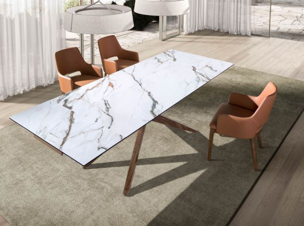 Mesa Jantar Retangular Extensível Porce