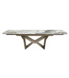 Dinning Table Rectangular Extensible Taup