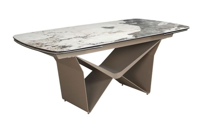 Dinning Table Rectangular Extensible Taup