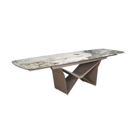 Mesa Jantar Retangular Extensível Taup