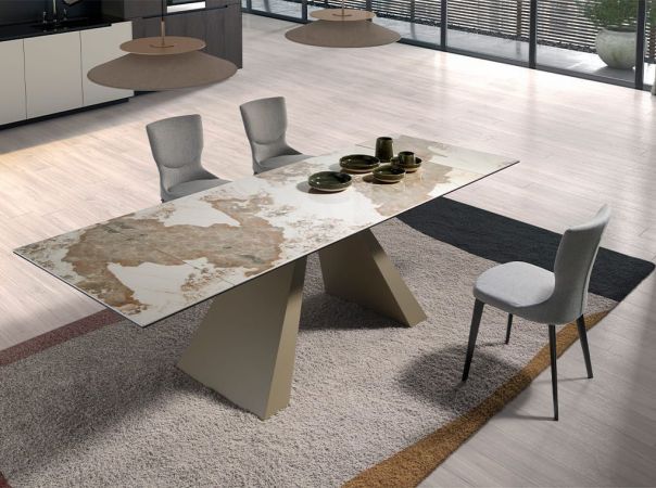 Dinning Table Extendable Bih
