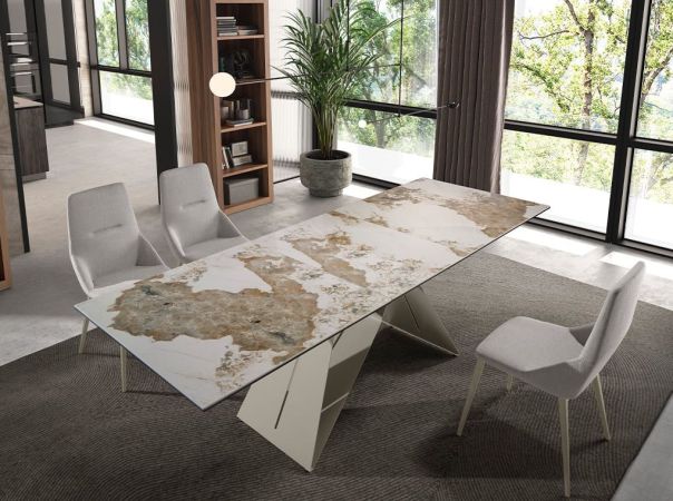 Dinning Table Extendable Bif