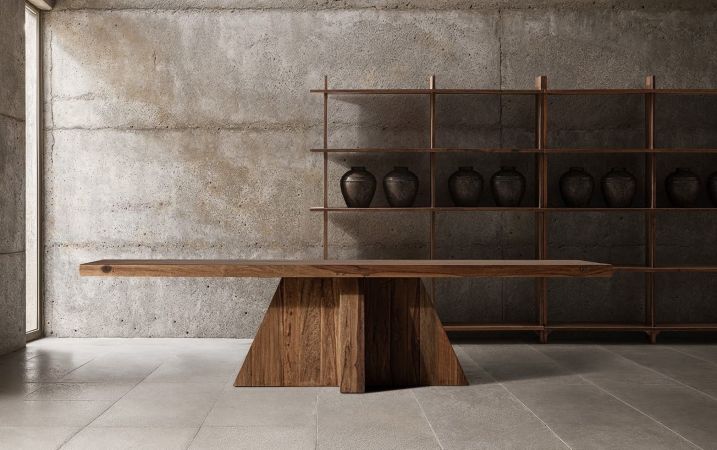 MESA DE JANTAR BRUTALISTA