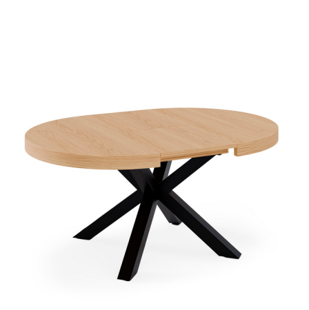 MILDRED ROUND EXTENDABLE DINING TABLE