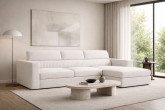 AURA SOFA WITH CHAISE LOUNGE