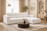 AURA SOFA WITH CHAISE LOUNGE